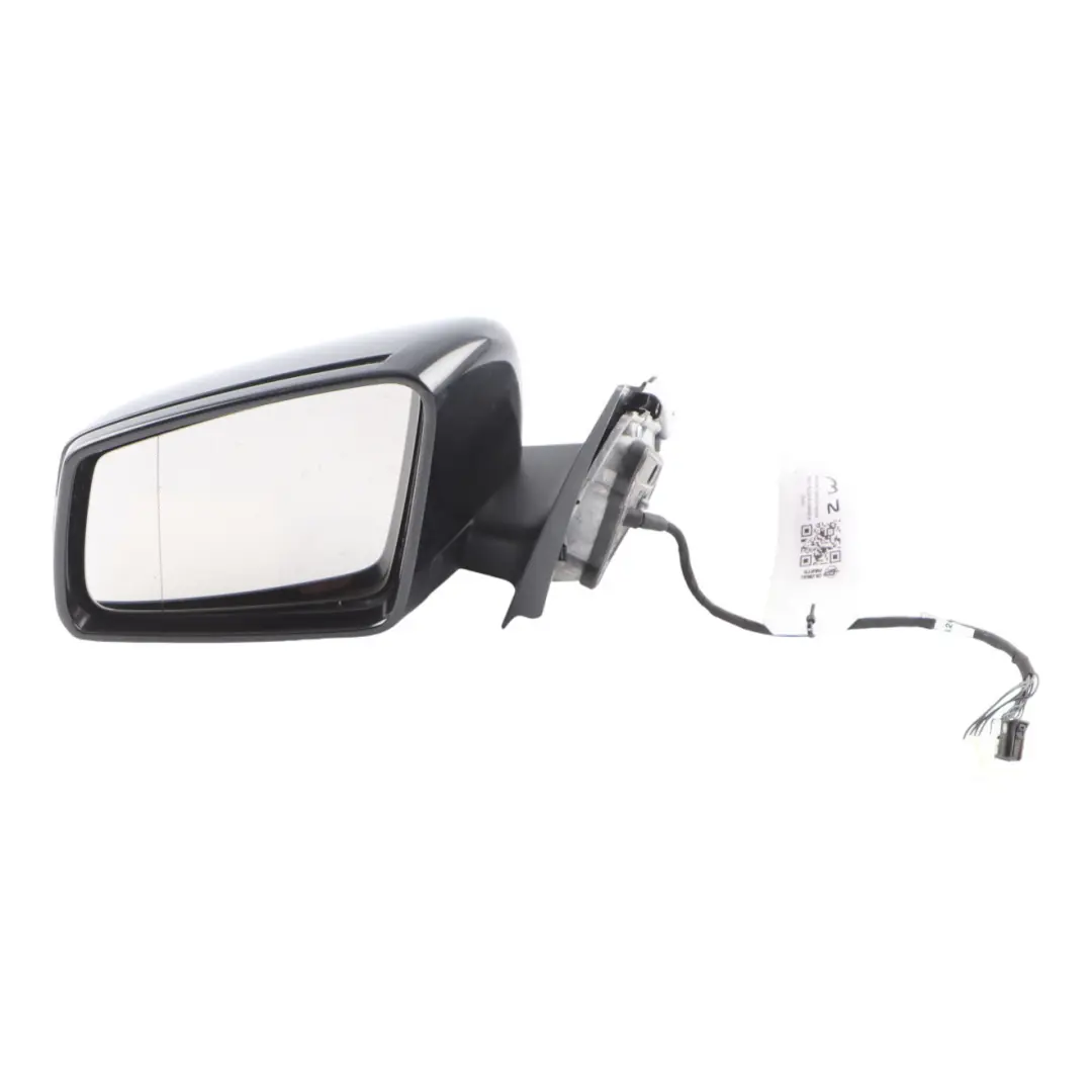 Mercedes W204 Coupe Wing Mirror Door Left N/S Obsidian Black - 197 A2048103576