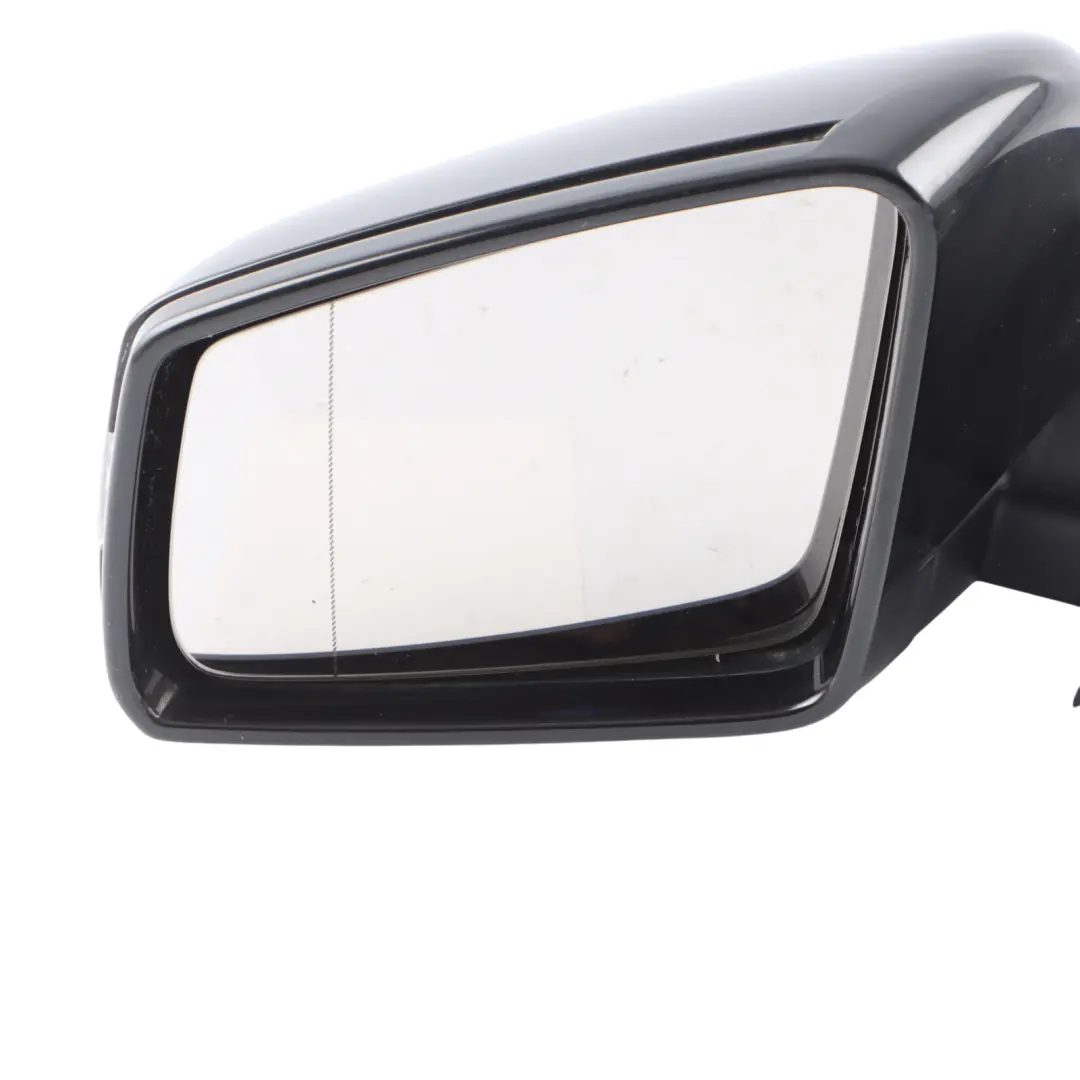 Mercedes W204 Coupe Wing Mirror Door Left N/S Obsidian Black - 197 A2048103576