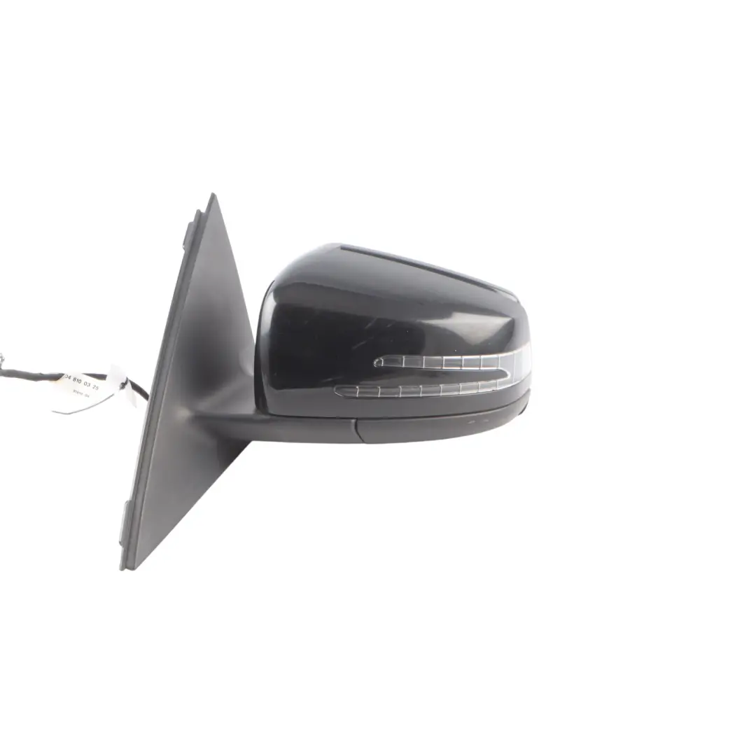 Mercedes W204 Coupe Wing Mirror Door Left N/S Obsidian Black - 197 A2048103576