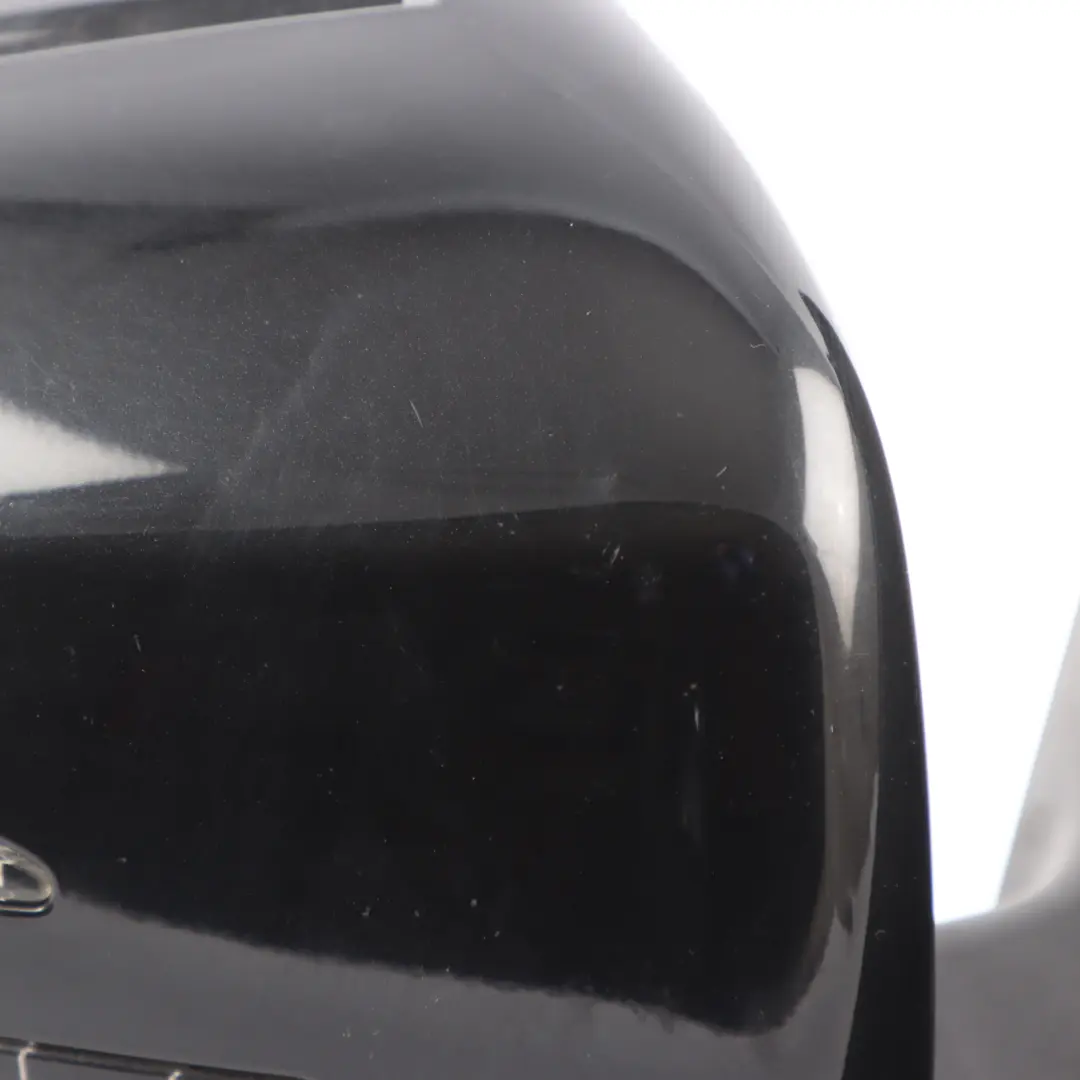 Mercedes W204 Coupe Wing Mirror Door Right O/S Power Fold Obsidian Black - 197