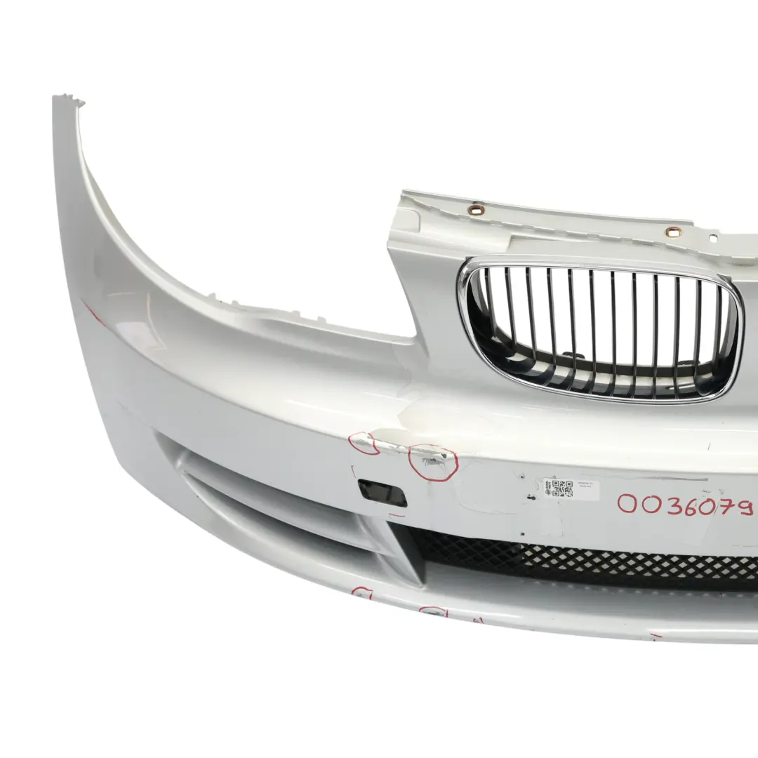 Front Bumper BMW E82 E88 Trim Panel Cover Titansilber Silver Metallic - 354 