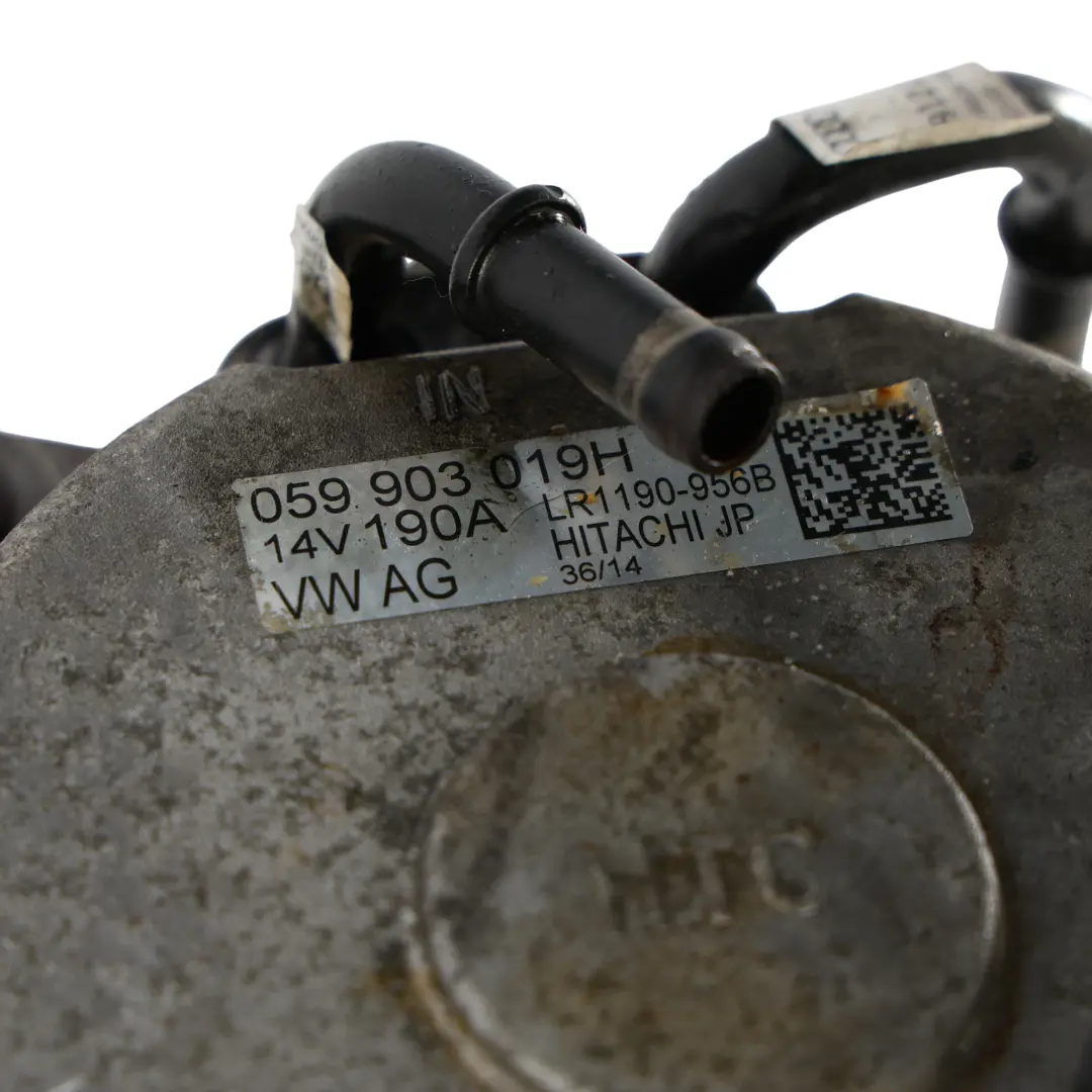 Audi A8 D4 3.0 TDI Diesel Alternator Hitachi 059903019H
