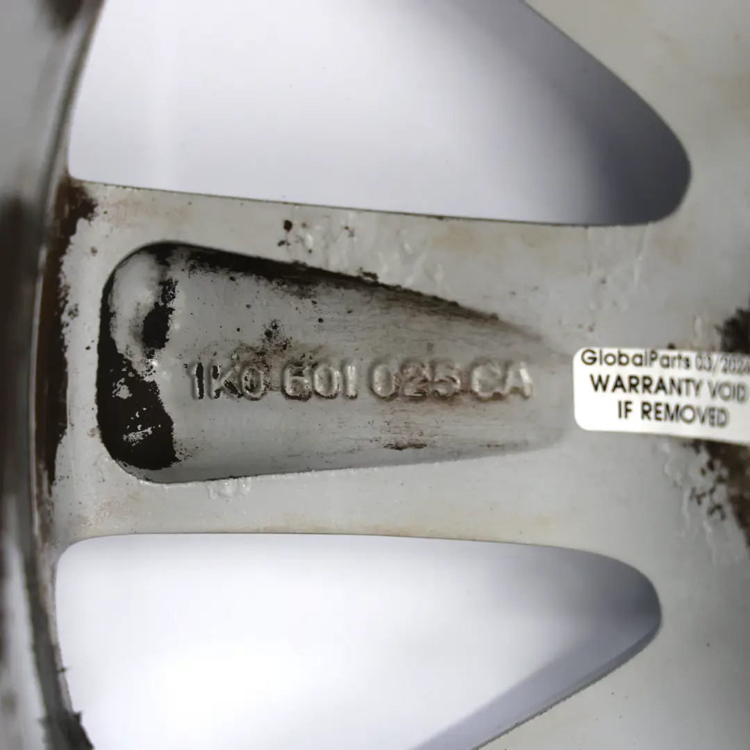 VW Volkswagen Golf 5 Silver Wheel Alloy Rim 15" ET:50 6,5J 1K0601025CA