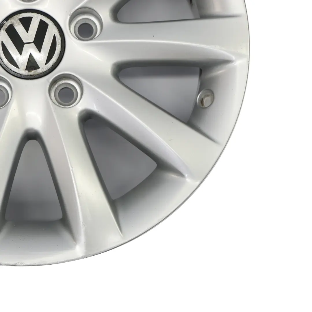 VW Volkswagen Golf 5 Silver Wheel Alloy Rim 15" ET:50 6,5J 1K0601025CA