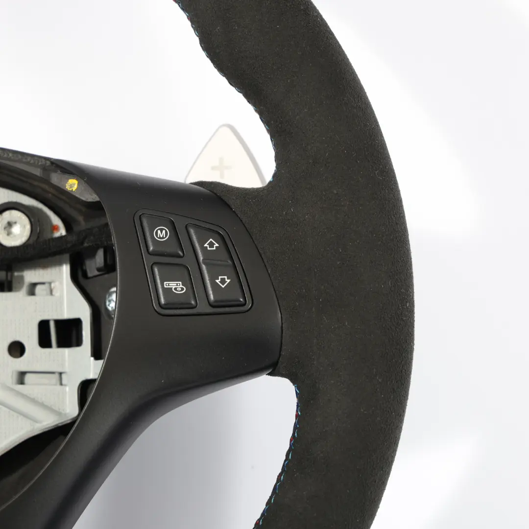 BMW E90 E92 E93 M3 NEW Black Leather M-Sport Thick Steering Wheel Paddle Shift