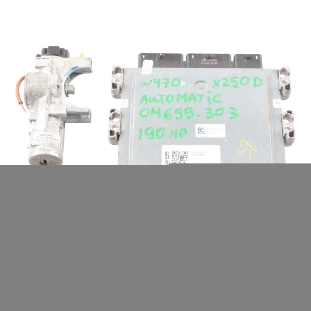 Mercedes W470 X250D OM699.303 190HP Engine Module ECU Kit 237105JK8B Automatic