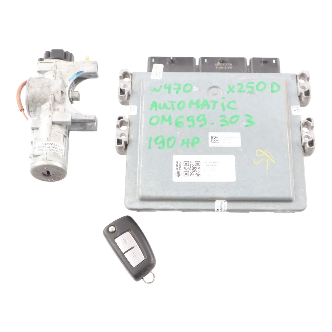 Mercedes W470 X250D OM699.303 190HP Engine Module ECU Kit 237105JK8B Automatic