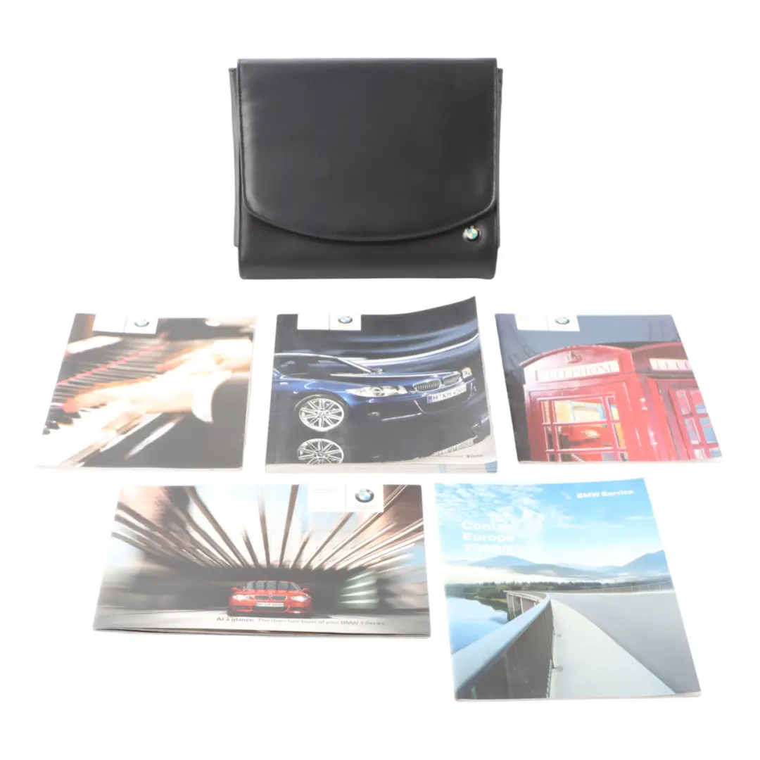 BMW E82 E88 Owner's Handbook Service Booklet Book Pouch Case Wallet 2604063