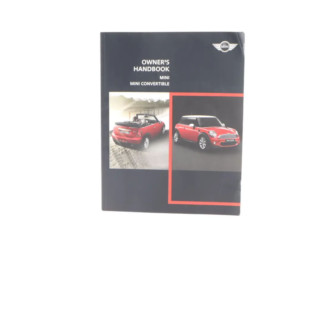 Mini R56 R57 LCI Service Booklet Owner's Handbook Pouch Case Wallet Set
