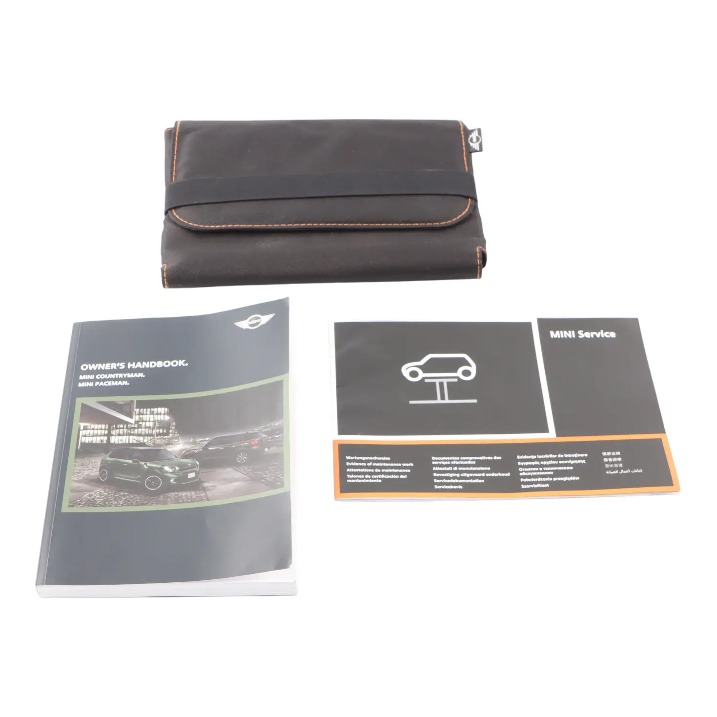 Mini Countryman R60 Service Booklet Owner's Handbook Pouch Case Wallet Set