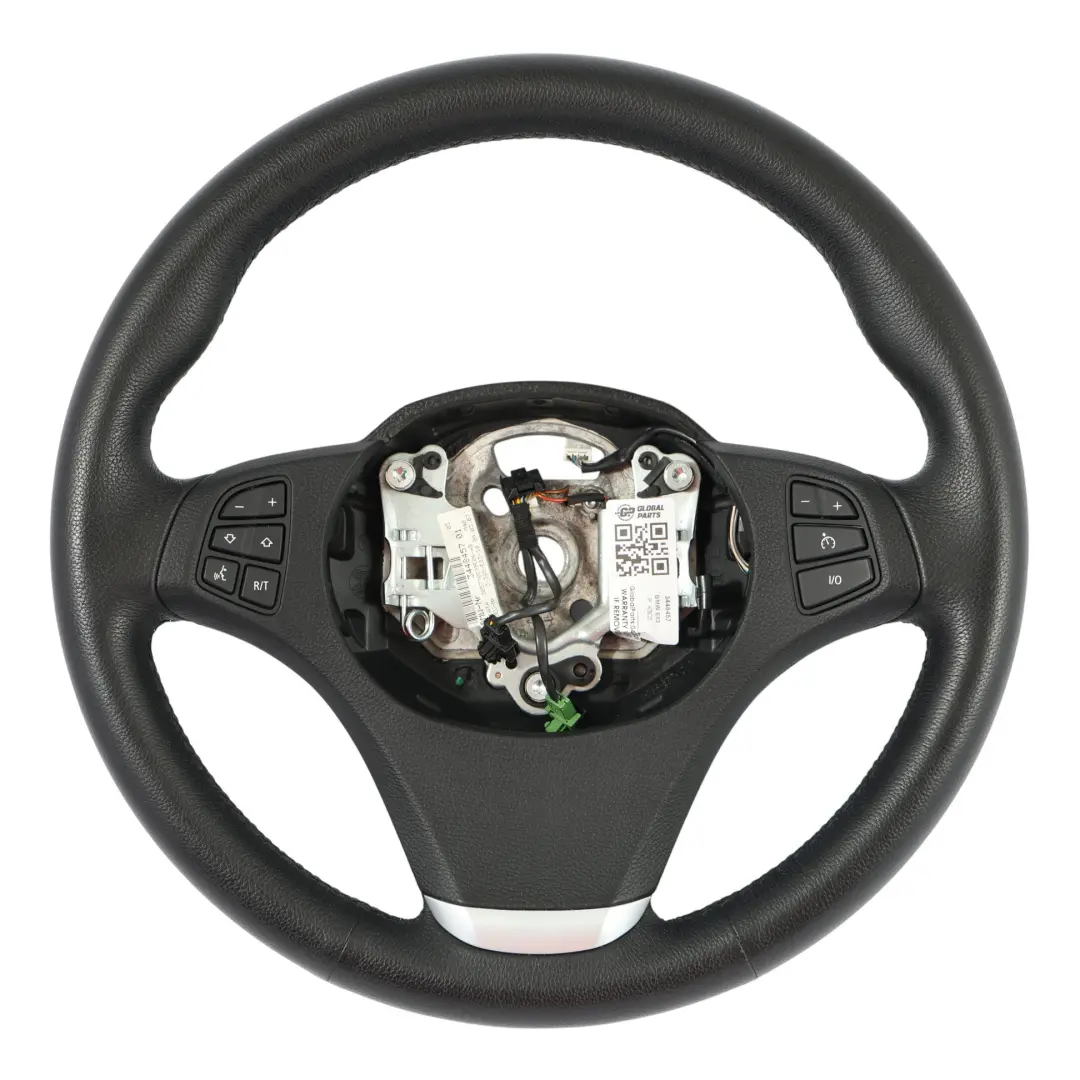BMW X3 E83 LCI Steering Wheel Sport Black Leather Multifunction 3448457