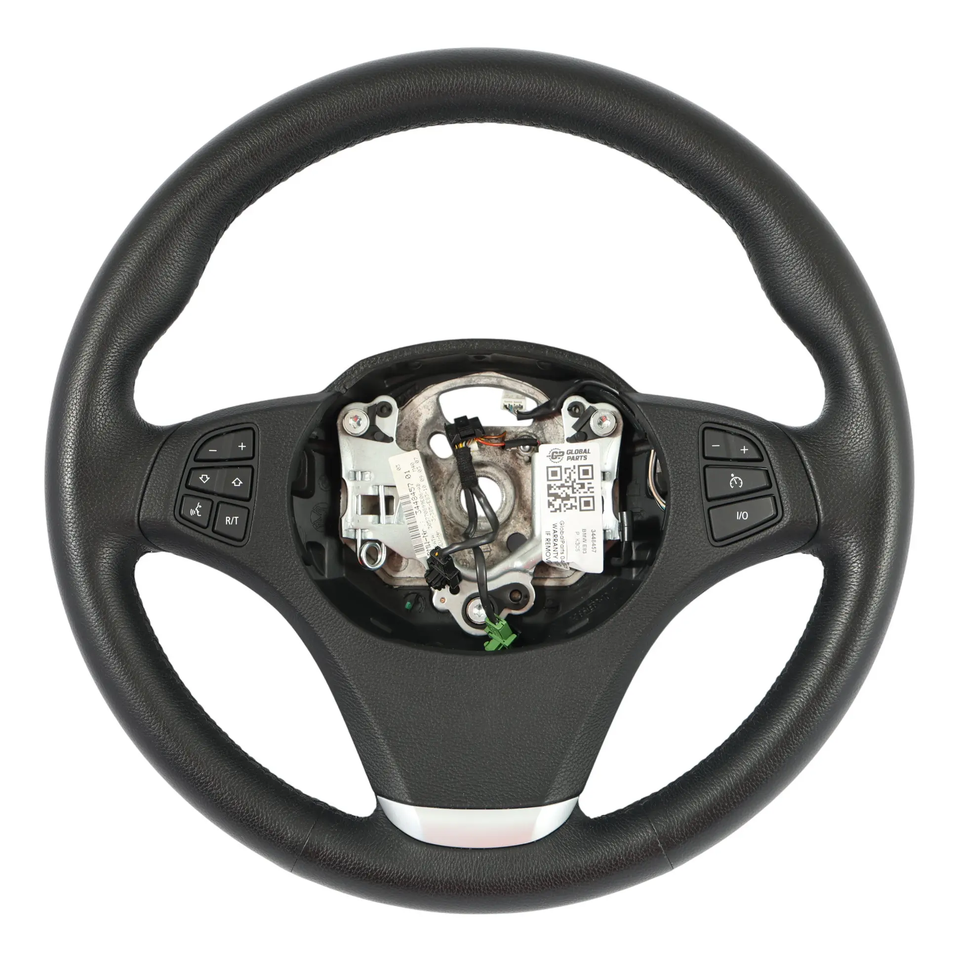 BMW X3 E83 LCI Steering Wheel Sport Black Leather Multifunction 3448457