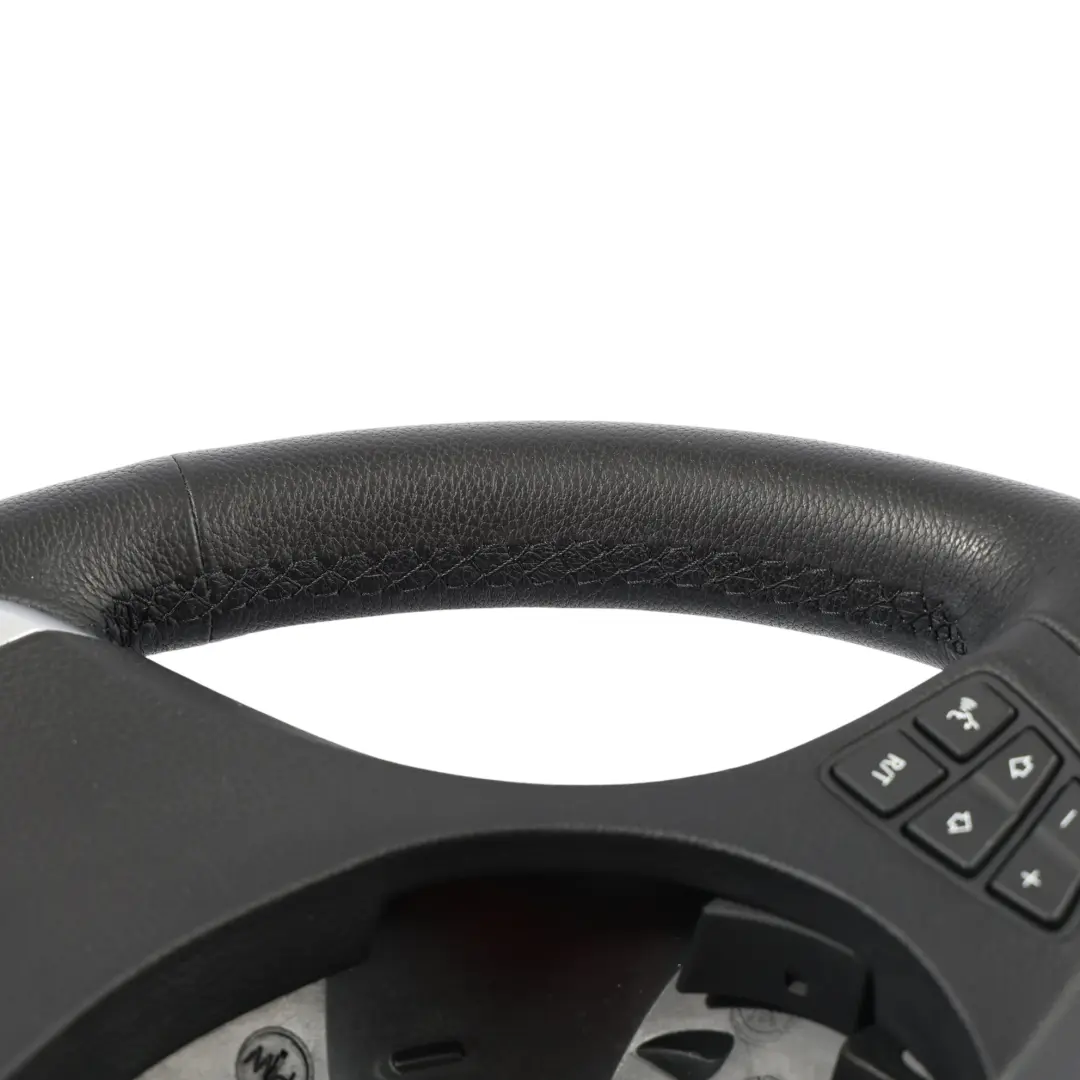 BMW X3 E83 LCI Steering Wheel Sport Black Leather Multifunction 3448457