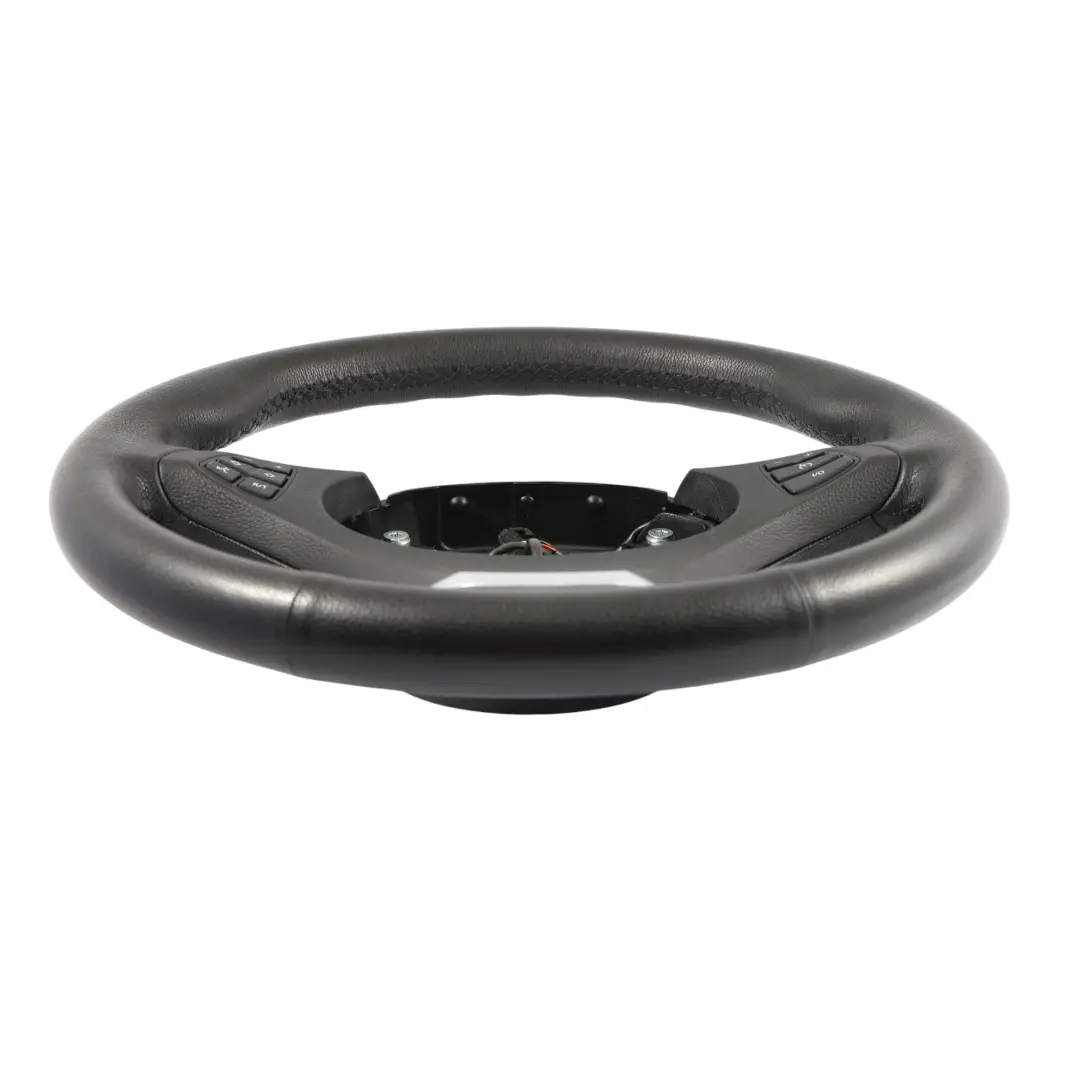 BMW X3 E83 LCI Steering Wheel Sport Black Leather Multifunction 3448457