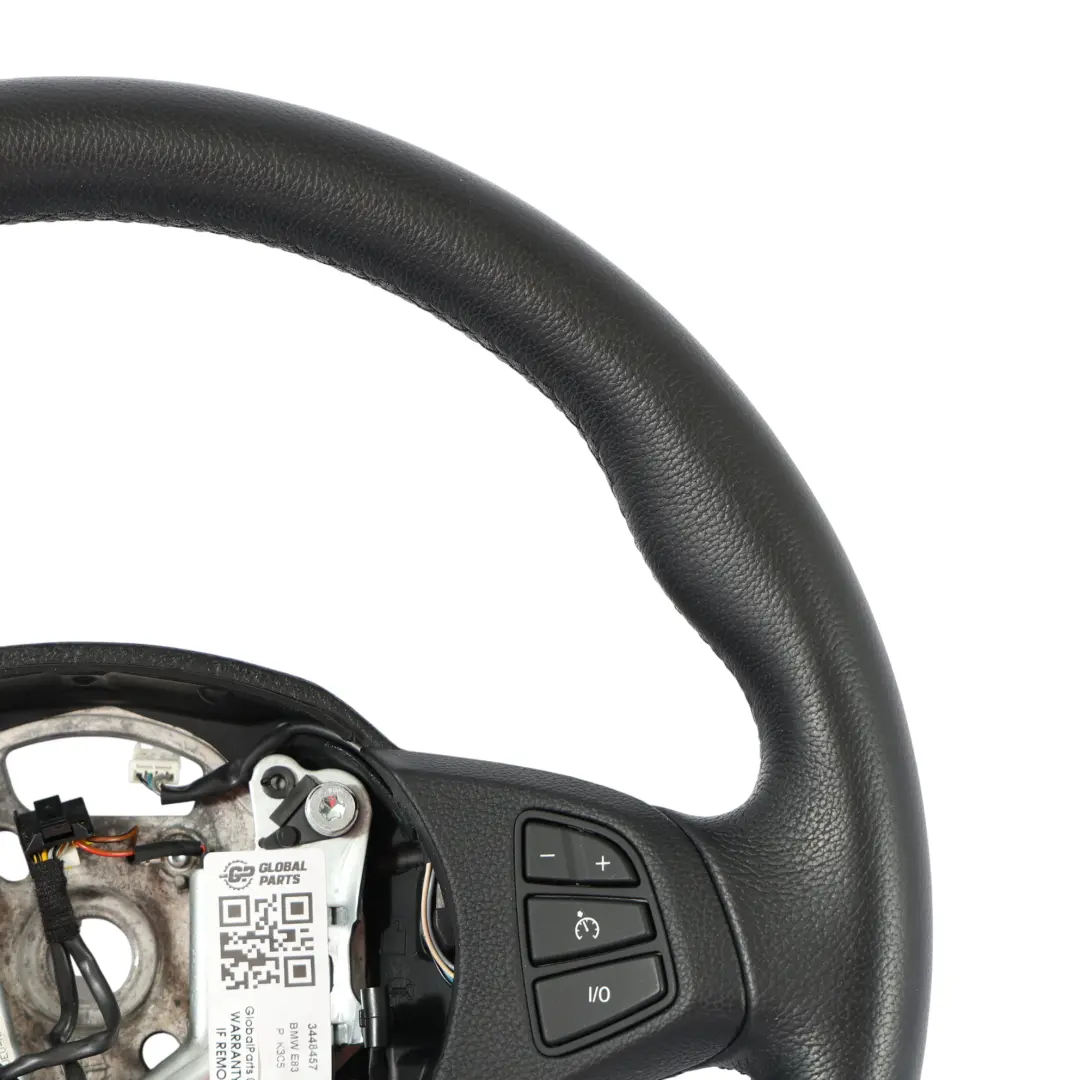 BMW X3 E83 LCI Steering Wheel Sport Black Leather Multifunction 3448457