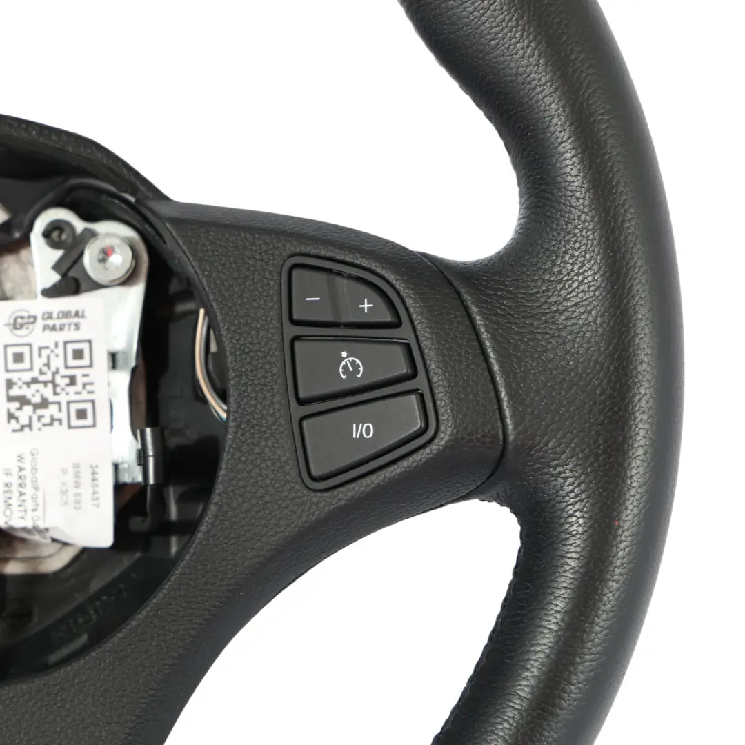 BMW X3 E83 LCI Steering Wheel Sport Black Leather Multifunction 3448457