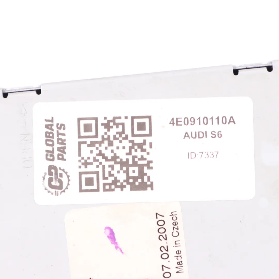 Cargador CD Audi S6 C6 A8 D3 Cargador 6 Discos Unidad Central MMI 4E0910110A