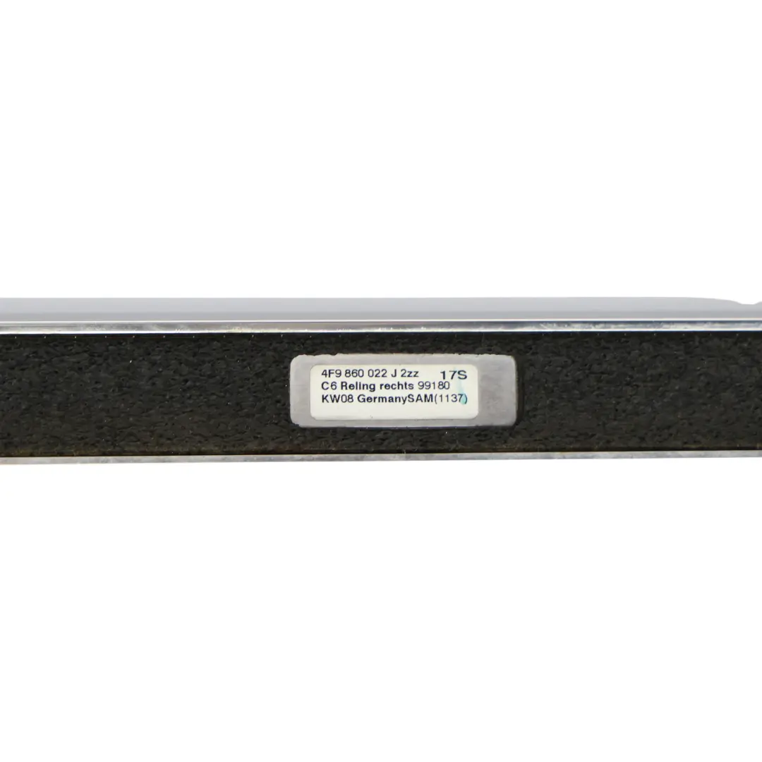 Jeu De Barres De Toit Audi A6 C6 Gauche Droite Garniture Chromée 4F9860021J