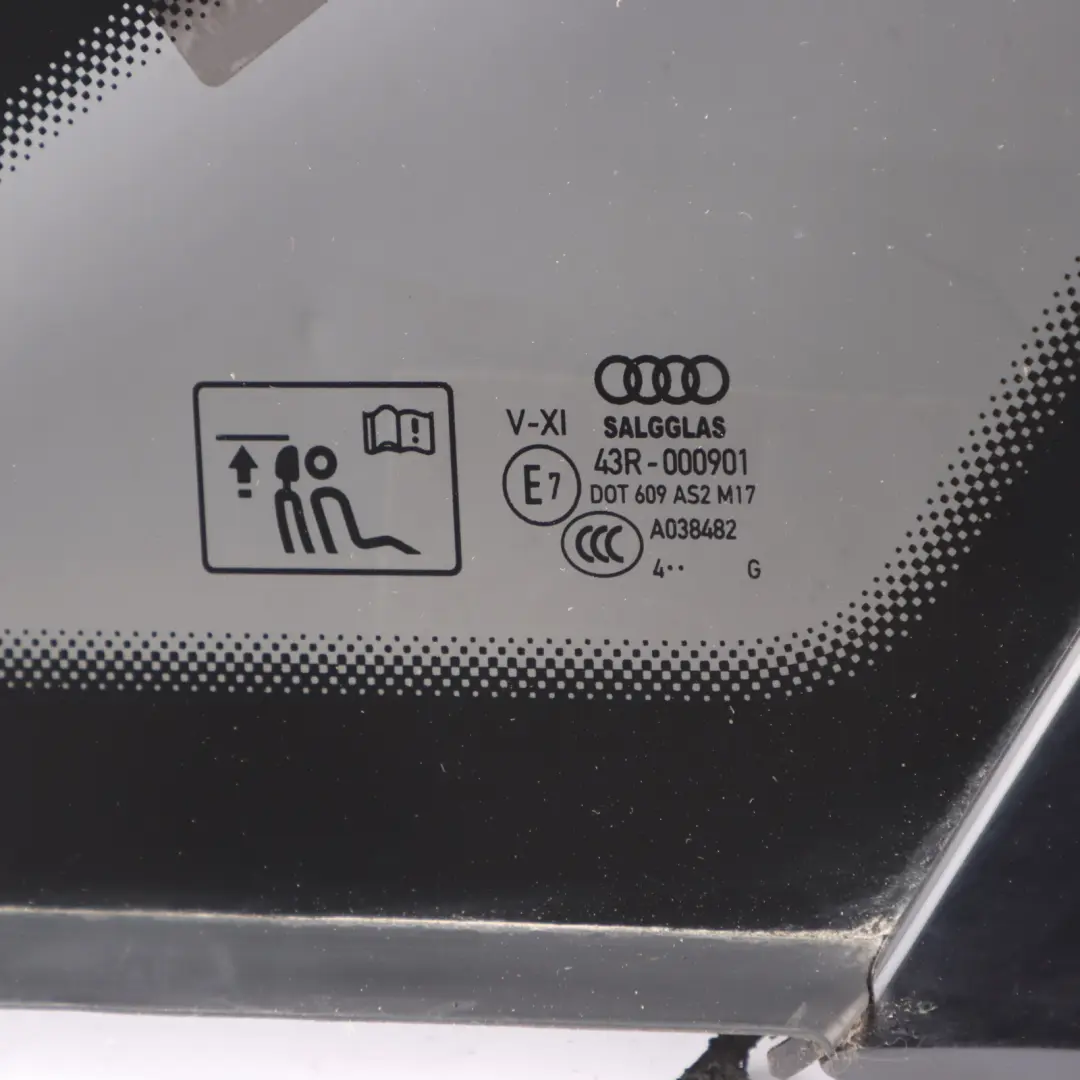 Audi A8 D4 Window Glass Rear Right O/S Quarter Glass Glazing AS2 4H0845300P