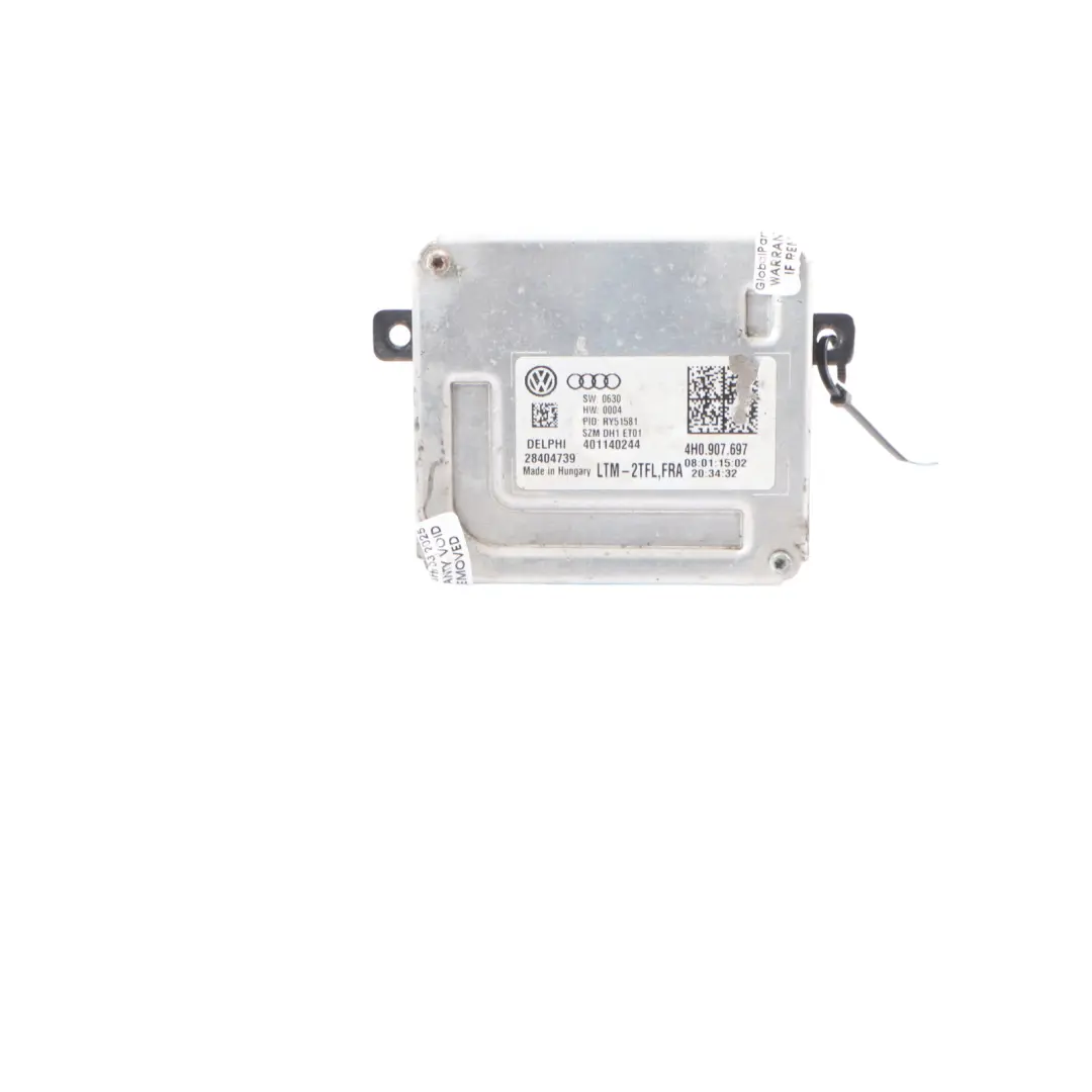 Audi A8 D4 Xenon Module Headlight Ballast Power Control Unit 4H0907697