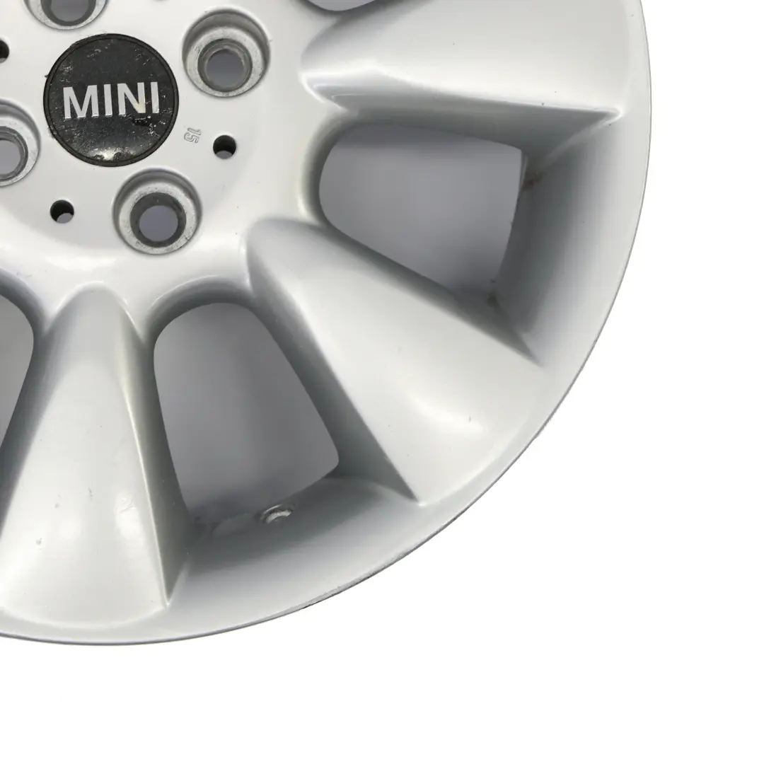 Mini Cooper R50 R52 R53 Silver Wheel Alloy Rim 16" 6,5J ET:48 7-Spoke 92 6763297