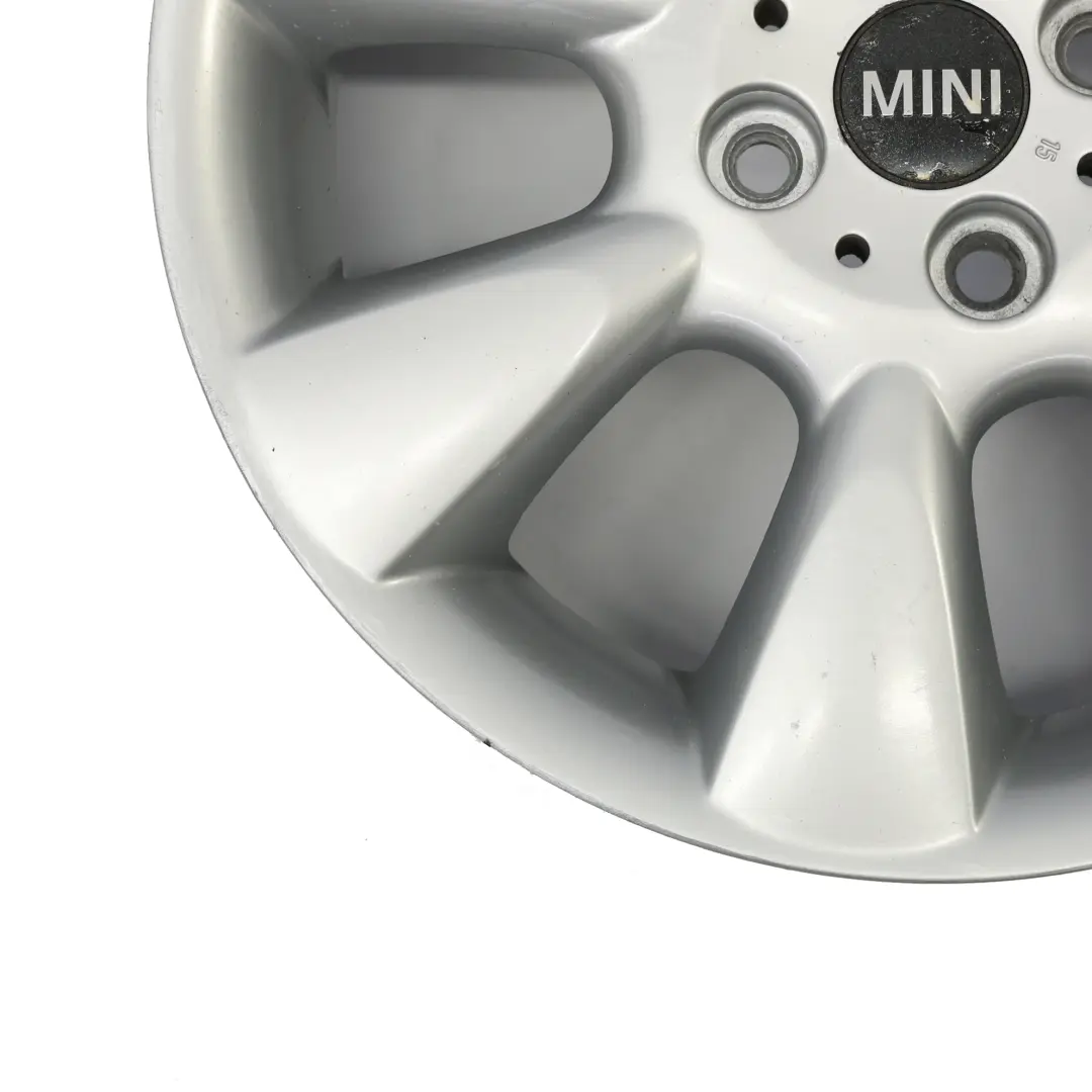 Mini Cooper R50 R52 R53 Silver Wheel Alloy Rim 16" 6,5J ET:48 7-Spoke 92 6763297