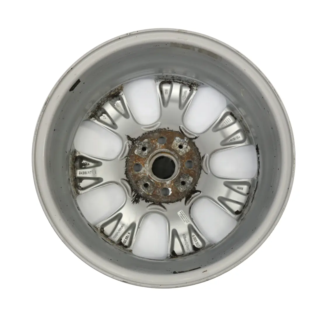 Mini R50 R52 R53 Llanta De aleacion plateada 16" 6,5J ET:48 7 radios 92 6763297