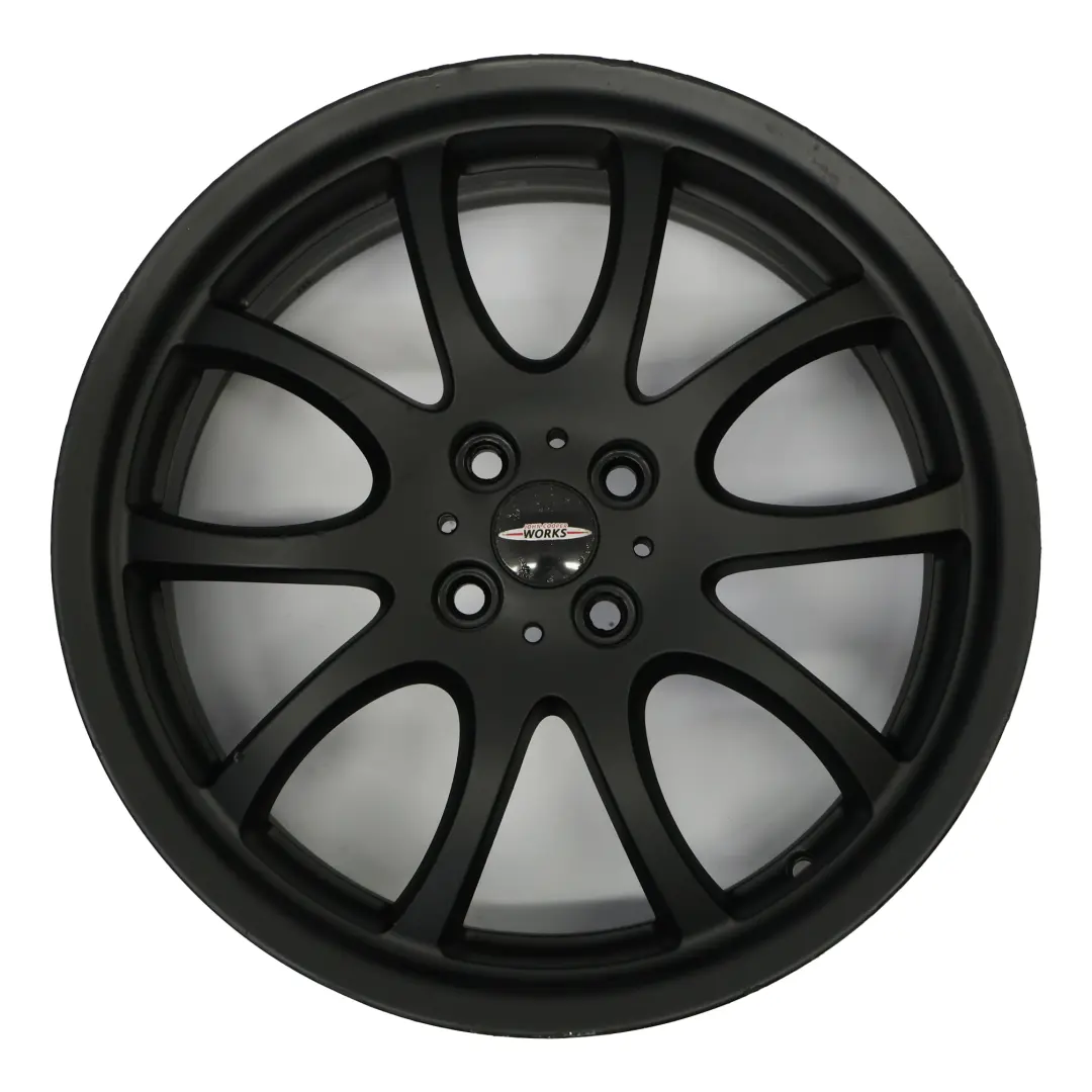 Mini R50 R56 John Cooper Works JCW Black Wheel Alloy Rim 18" Double Spoke