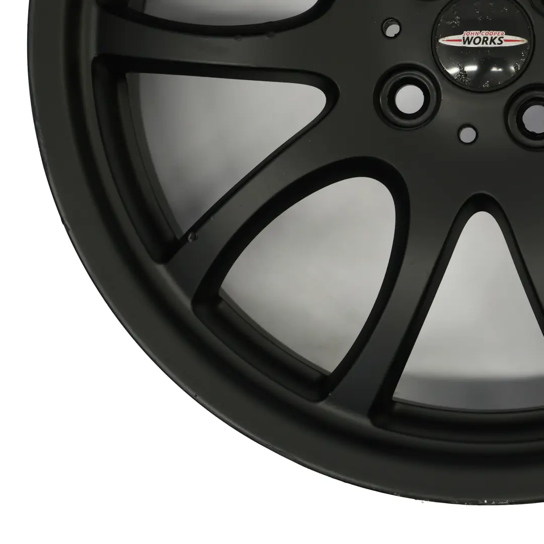 Mini R50 R56 John Cooper Works JCW Black Wheel Alloy Rim 18" Double Spoke