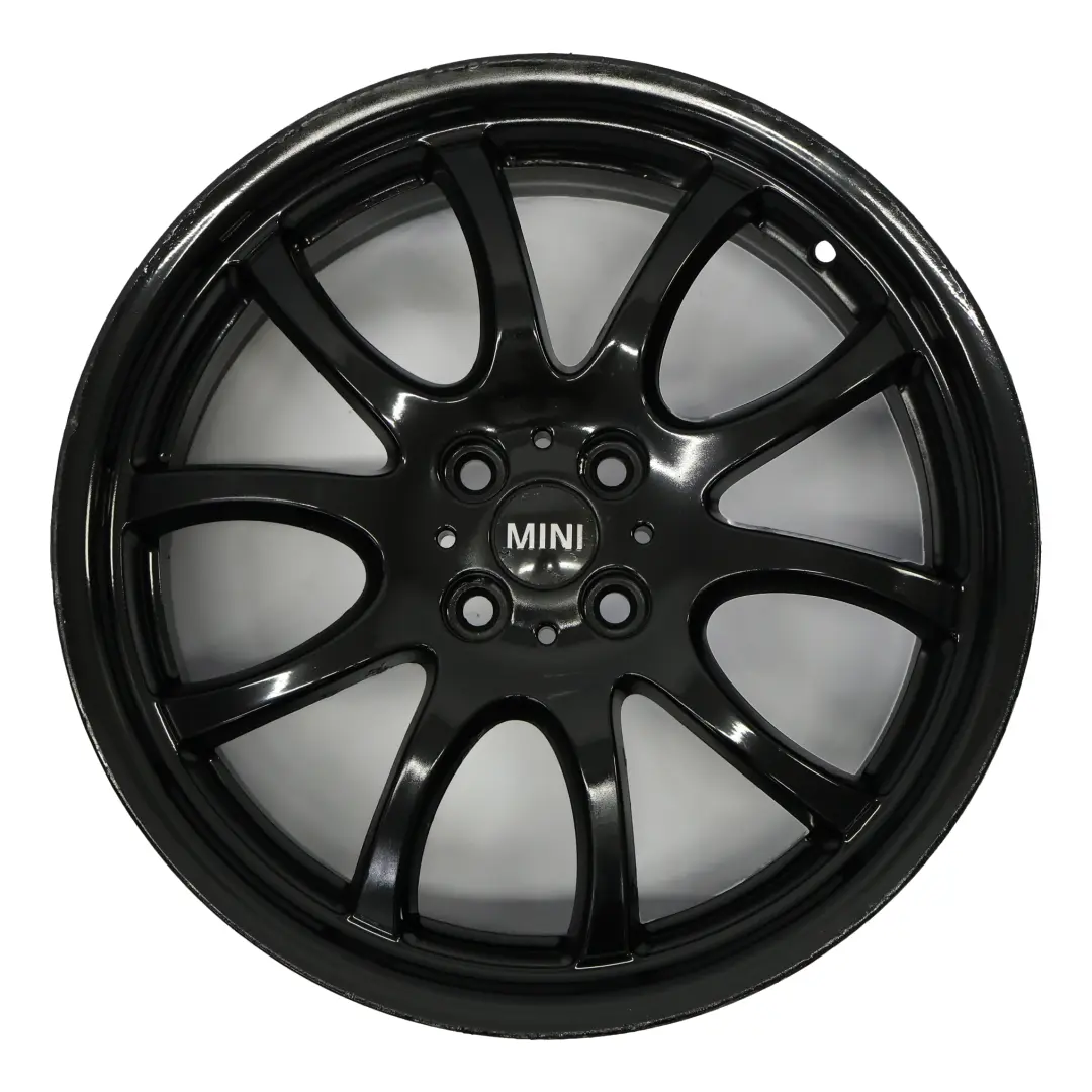 Mini R50 R56 John Cooper Works JCW Black Wheel Alloy Rim 18" Double Spoke