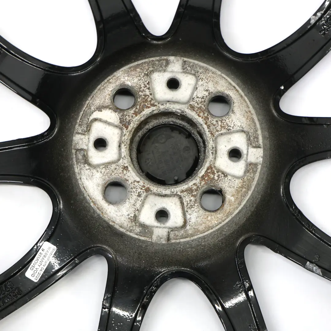 Mini R50 R56 John Cooper Works JCW Black Wheel Alloy Rim 18" Double Spoke