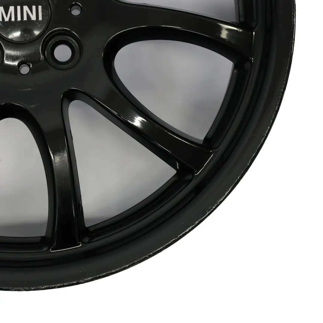 Mini R50 R56 John Cooper Works JCW Black Wheel Alloy Rim 18" Double Spoke