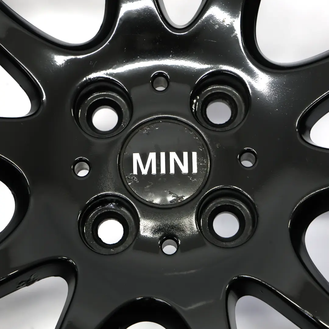 Mini R50 R56 John Cooper Works JCW Black Wheel Alloy Rim 18" Double Spoke