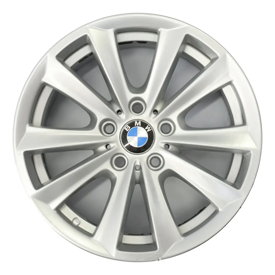 BMW F10 F11 F12 Silver Alloy Wheel Rim 17" V Spoke 236 8J ET:30 6780720