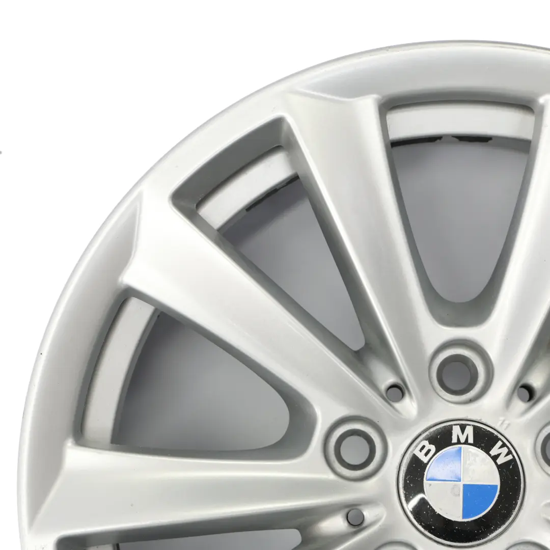 BMW F10 F11 F12 Silver Alloy Wheel Rim 17" V Spoke 236 8J ET:30 6780720