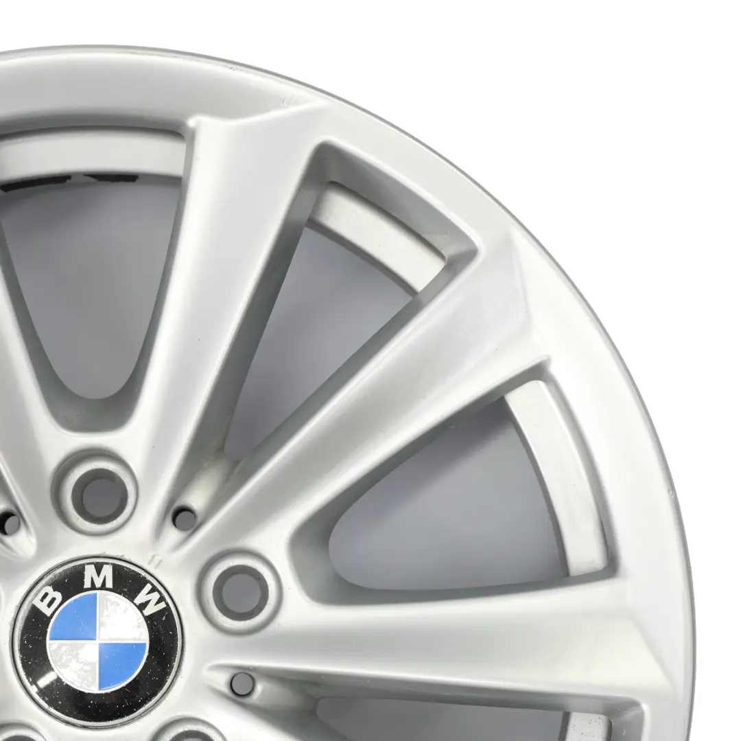 BMW F10 F11 F12 Silver Alloy Wheel Rim 17" V Spoke 236 8J ET:30 6780720