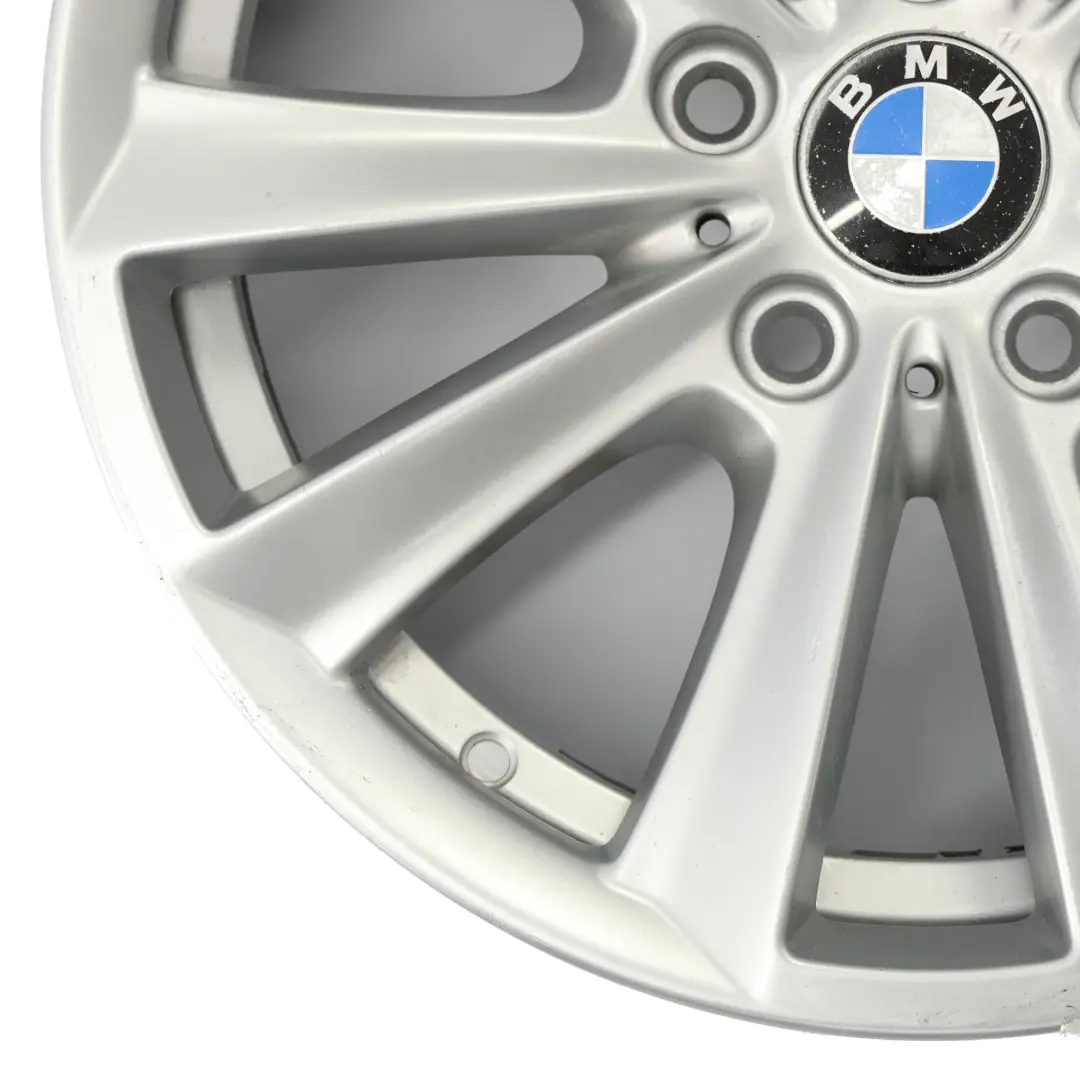BMW F10 F11 F12 Silver Alloy Wheel Rim 17" V Spoke 236 8J ET:30 6780720