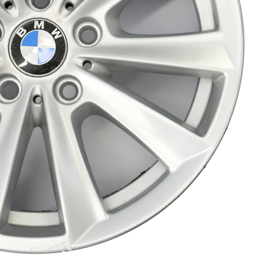 BMW F10 F11 F12 Silver Alloy Wheel Rim 17" V Spoke 236 8J ET:30 6780720