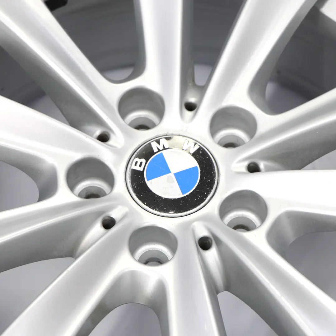 BMW F10 F11 F12 Silver Alloy Wheel Rim 17" V Spoke 236 8J ET:30 6780720