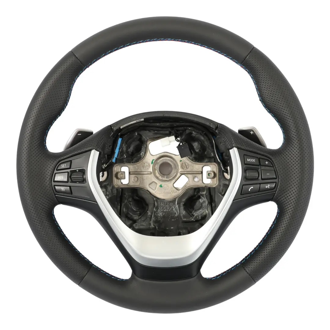 Volante BMW F20 F21 F22 F30 F31 F32 NUEVO Cuero Negro Sport Palanca de Cambio