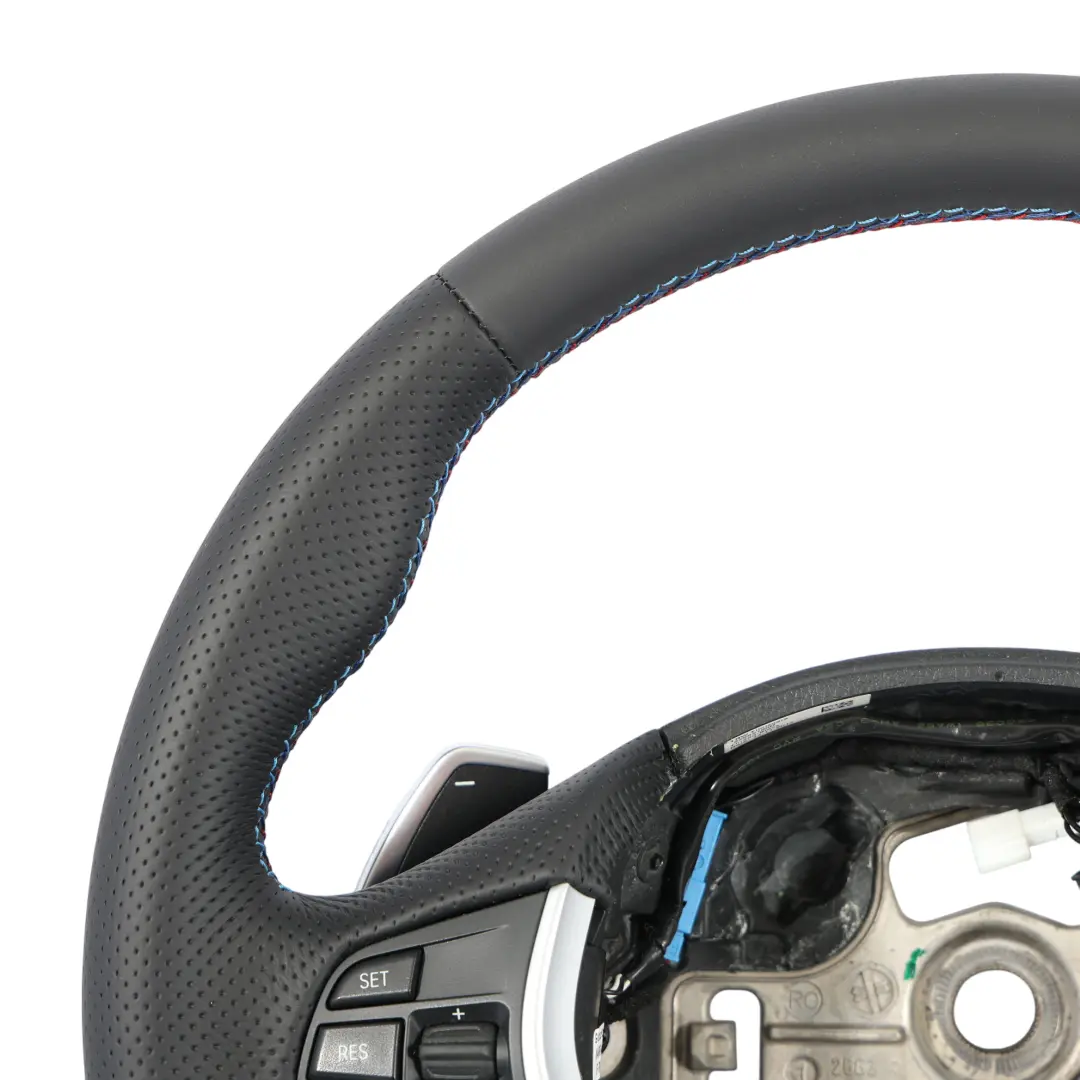 Volante BMW F20 F21 F22 F30 F31 F32 NUEVO Cuero Negro Sport Palanca de Cambio