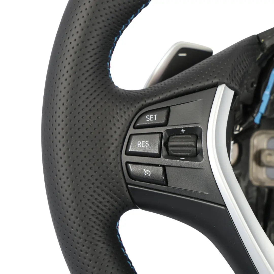 Volante BMW F20 F21 F22 F30 F31 F32 NUEVO Cuero Negro Sport Palanca de Cambio