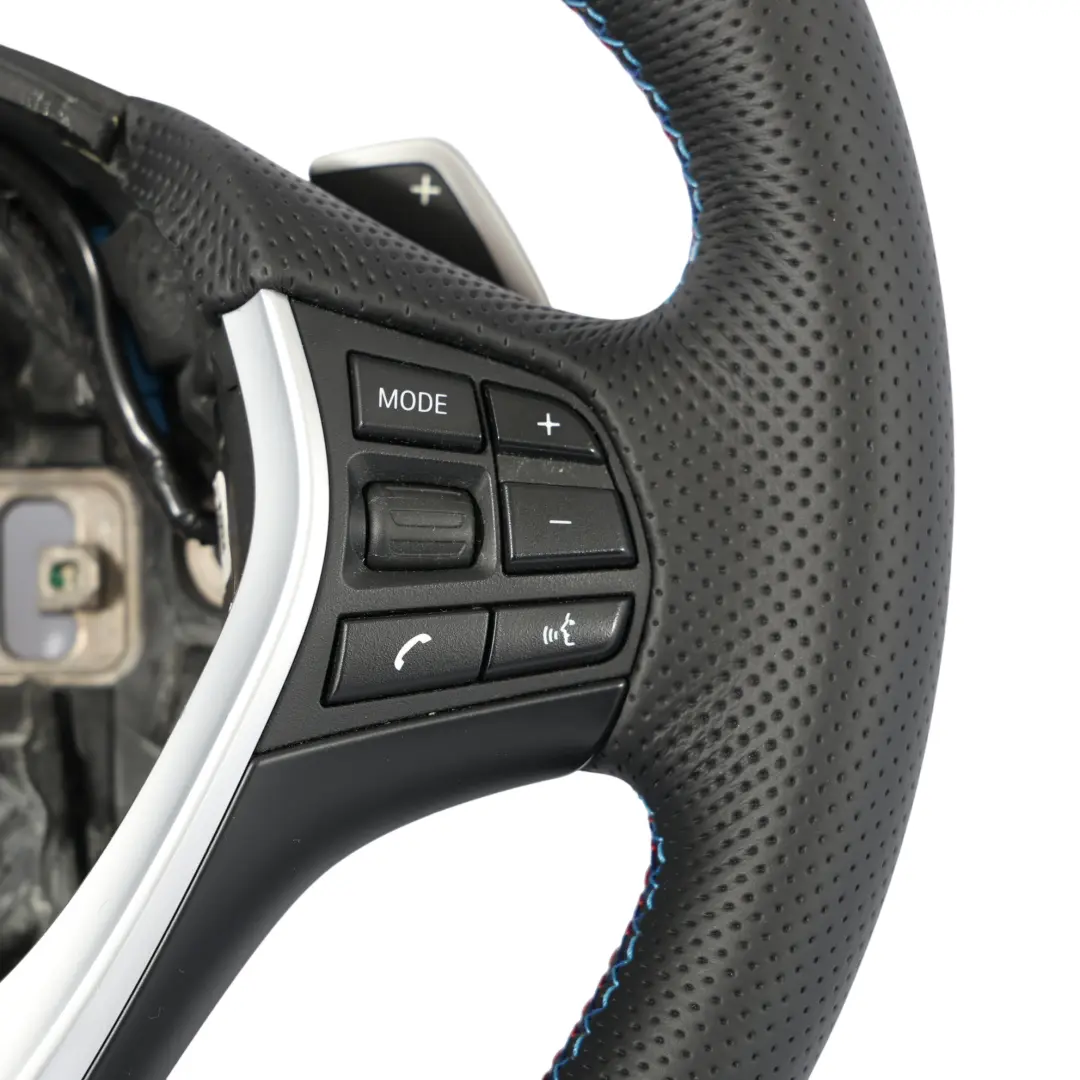 Volante BMW F20 F21 F22 F30 F31 F32 NUEVO Cuero Negro Sport Palanca de Cambio