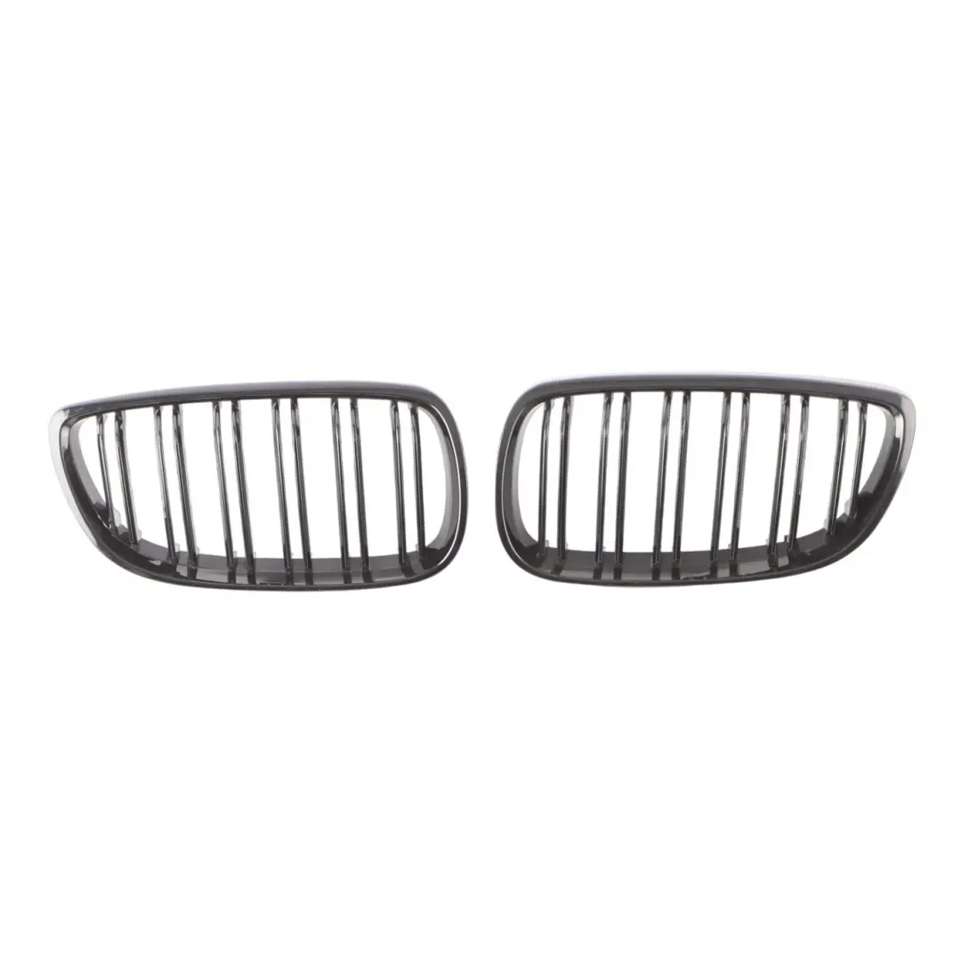 Grille Set BMW E92 E93 Kidney Frame Trim Panel Black Front Left Right N/O/S