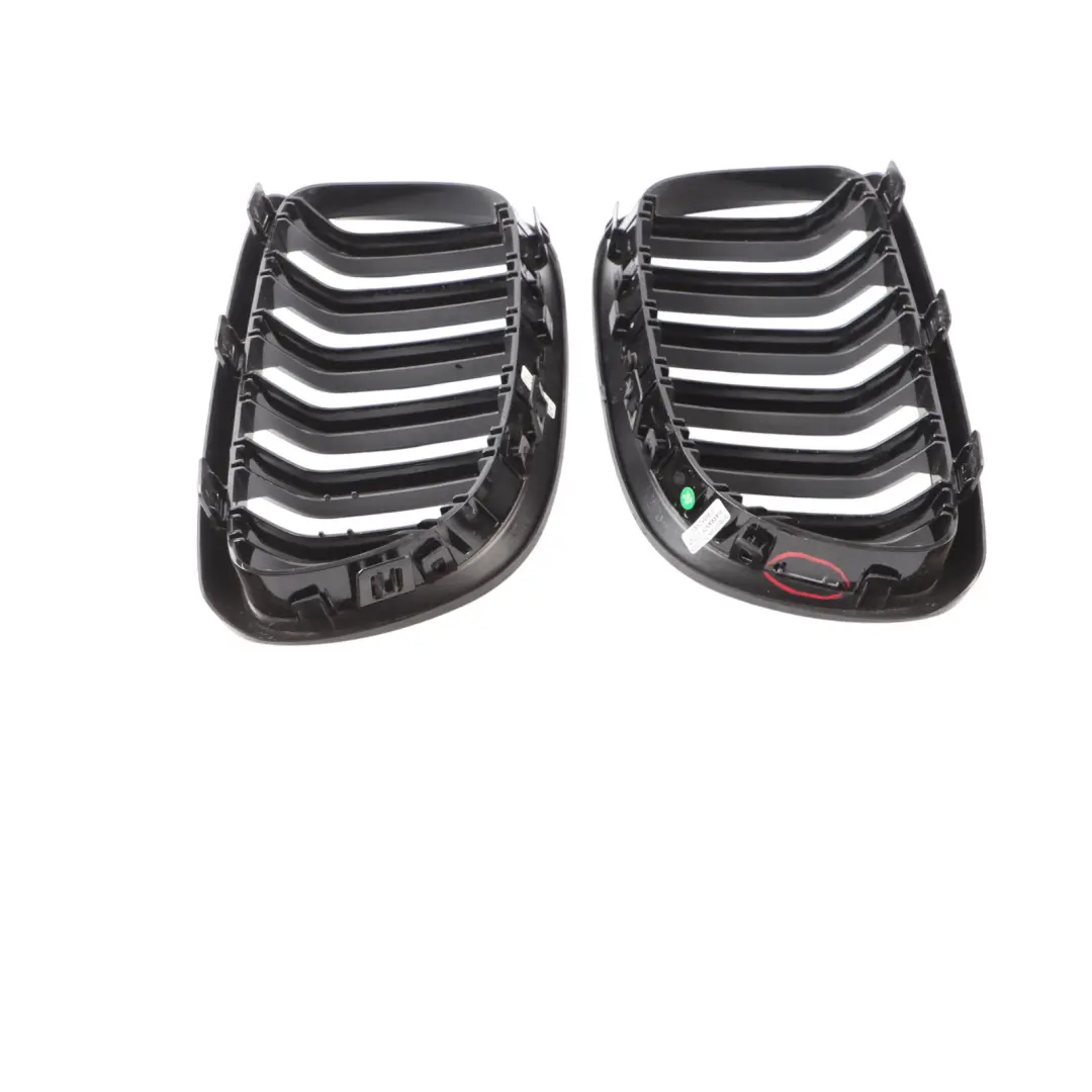 Grille Set BMW E92 E93 Kidney Frame Trim Panel Black Front Left Right N/O/S