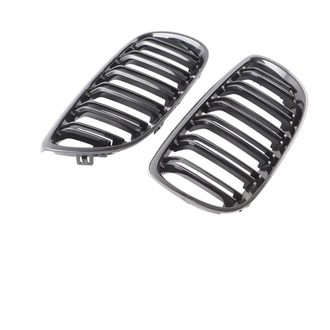 Grille Set BMW E92 E93 Kidney Frame Trim Panel Black Front Left Right N/O/S