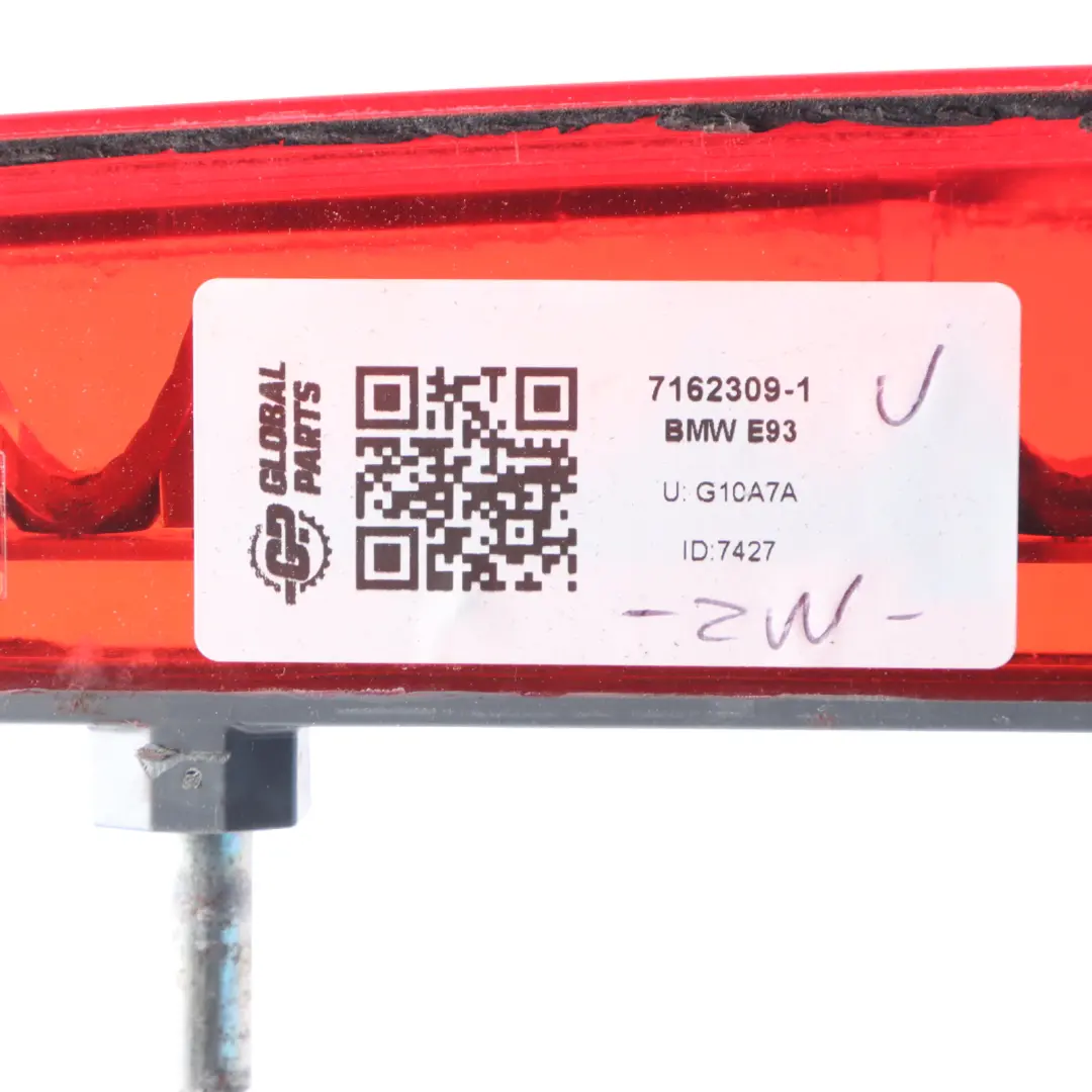 Stop Lamp BMW E93 Cabrio Convertible Third Light Rear Back Red 7162309