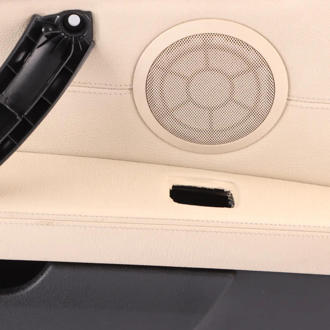 BMW Z4 E89 Front Door Card Lining Leather Left N/S Canberrabeige 7229221