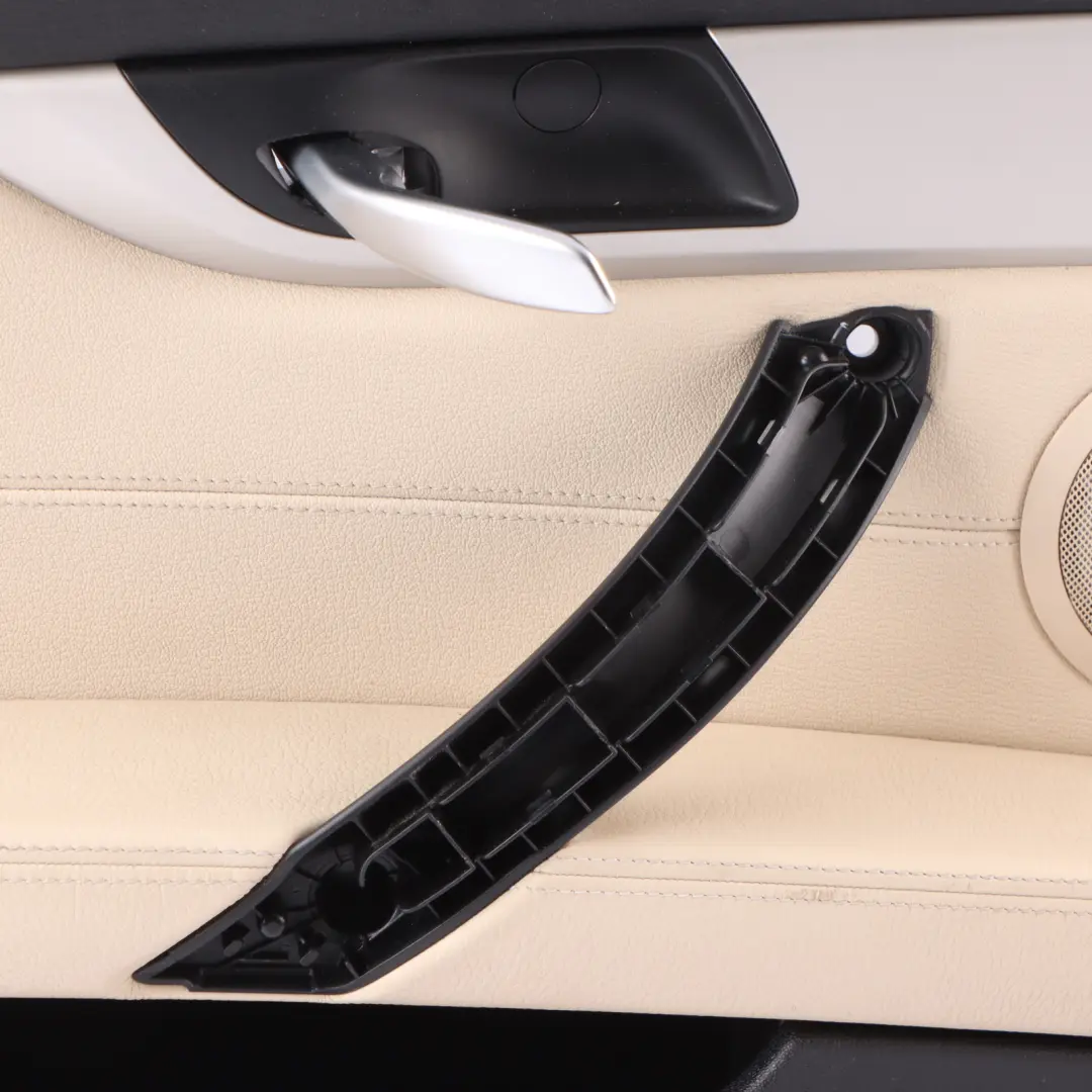 BMW Z4 E89 Front Door Card Lining Leather Left N/S Canberrabeige 7229221