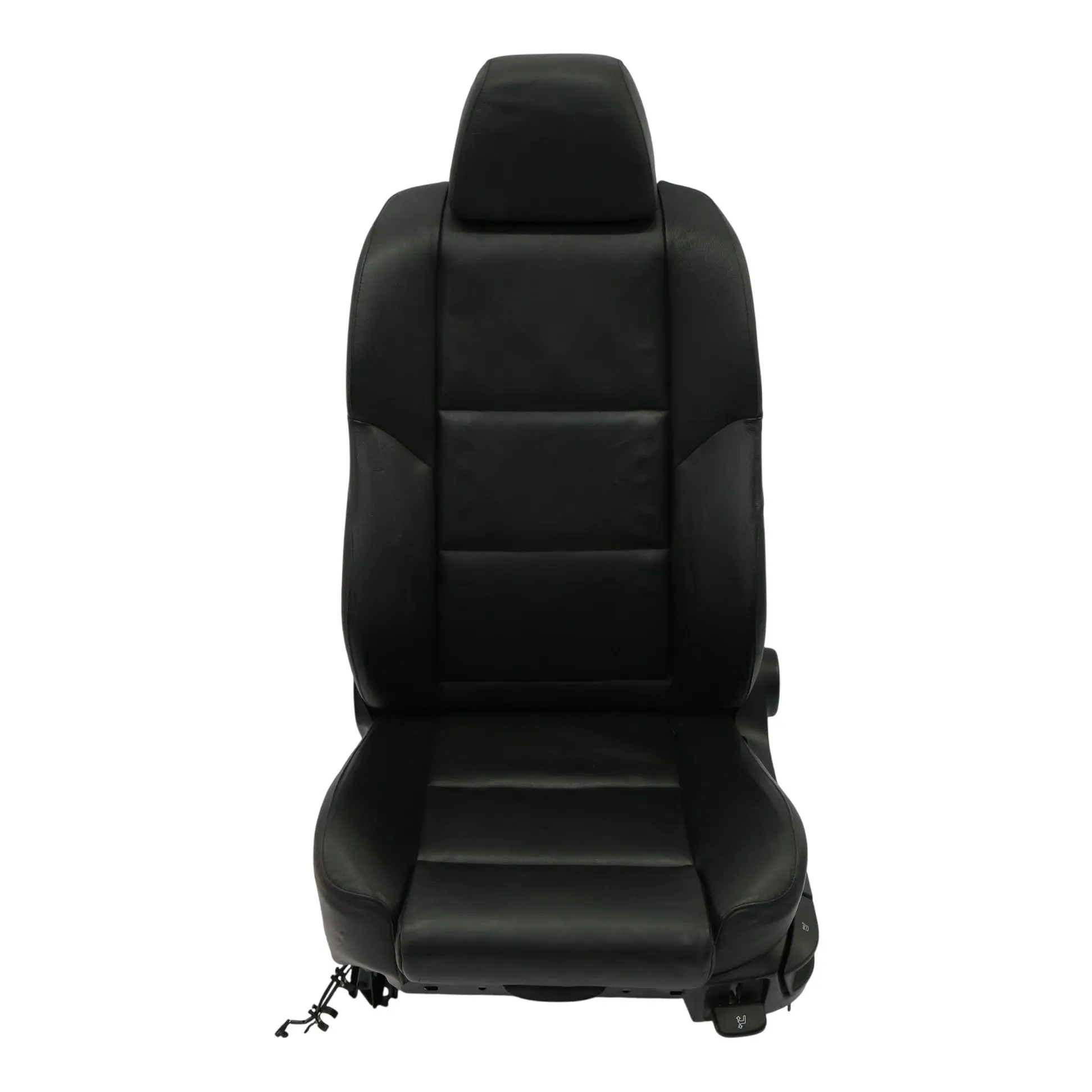Sedile Anteriore BMW E60 E61 Sinistro Interno Riscaldato Pelle Dakota Nero